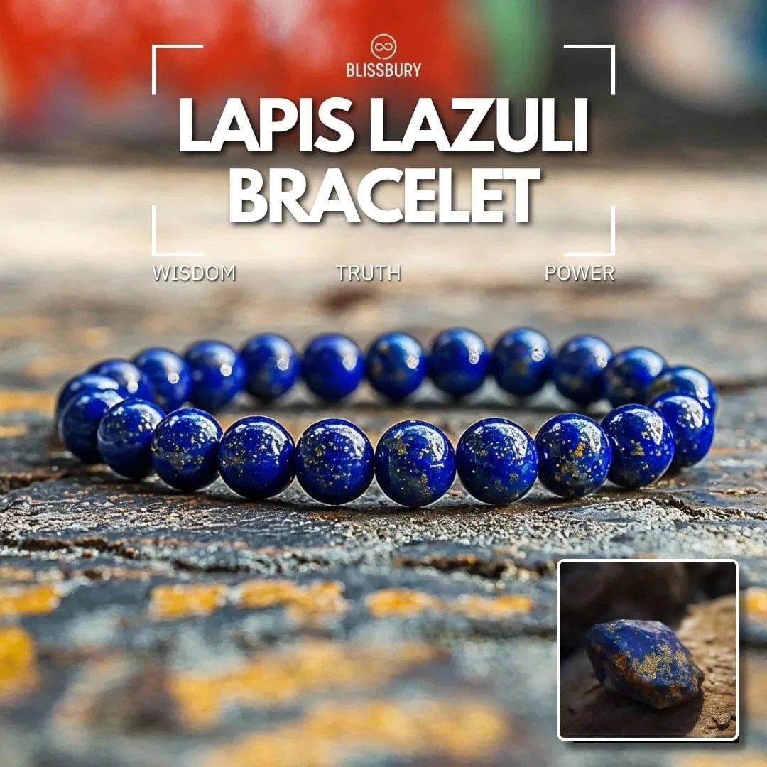 Lapis Lazuli Bracelet - Wisdom, Truth, Power